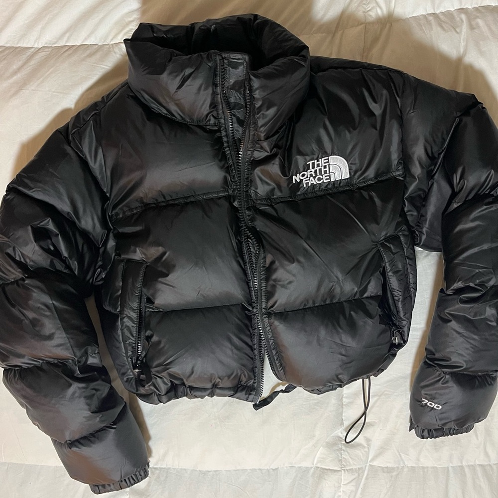 The North Face crop puffer